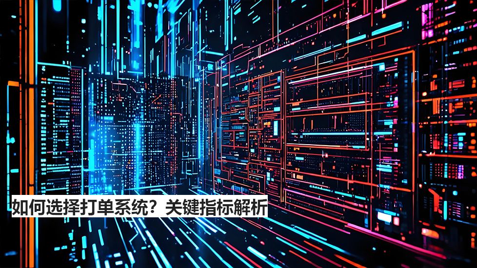 如何選擇打單系統(tǒng)？關鍵指標解析