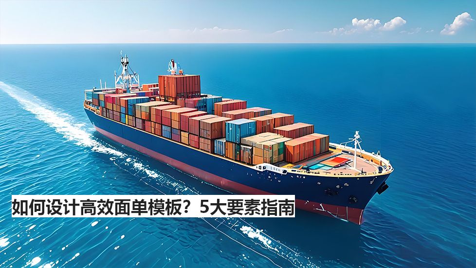 如何設計高效面單模板？5大要素指南