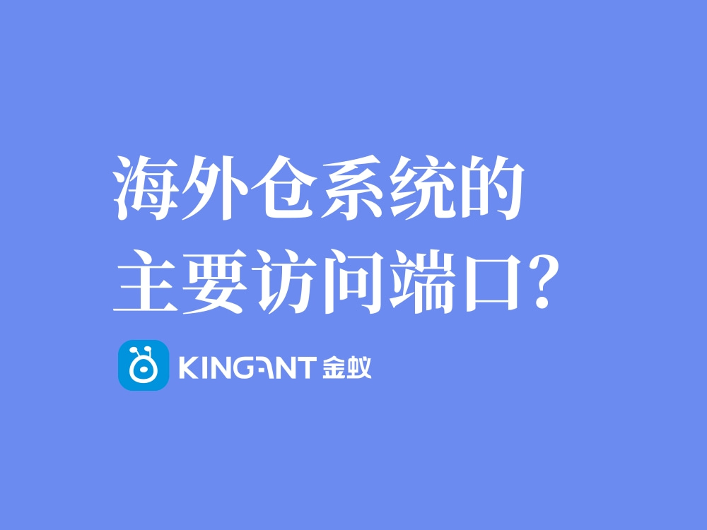 海外倉(cāng)系統(tǒng)的主要訪問端口